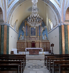 Image showing Catholic cathedral, Santorini