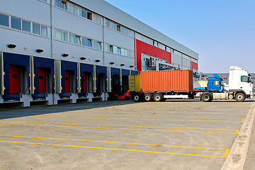 Image showing Loading semi