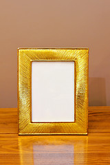 Image showing Golden frame
