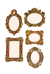 Image showing Small frames isolated