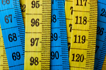 Image showing Measuring tapes