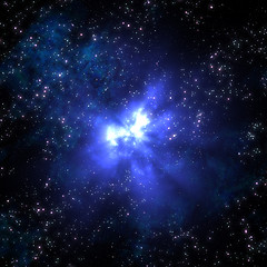 Image showing exploding nova in space