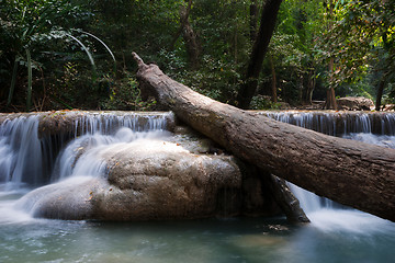 Image showing beautiful waterfall cascades