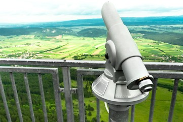 Image showing Binnacles ready to be used to see the mountains