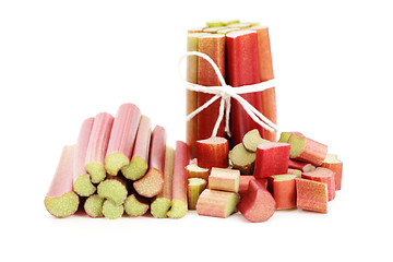 Image showing fresh rhubarb