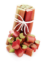 Image showing fresh rhubarb