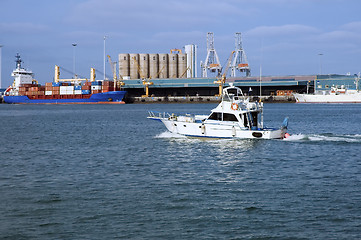 Image showing Harbor life