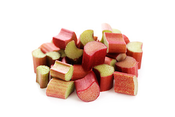 Image showing fresh rhubarb