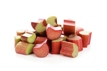 Image showing fresh rhubarb