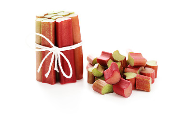 Image showing fresh rhubarb