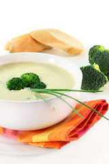Image showing Broccoli cream soup
