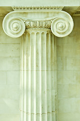Image showing Corinthian antique column