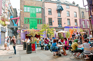 Image showing London street cafe
