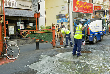 Image showing City cleaning