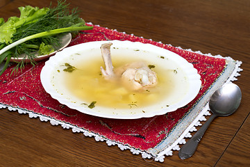 Image showing chicken soup