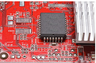 Image showing Dusty Circuit board