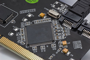 Image showing Dusty Circuit board