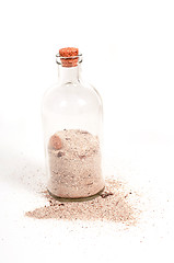 Image showing Bottle with sand