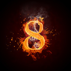Image showing Fire Swirl Number 8