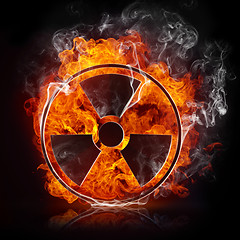 Image showing Sign Radiation