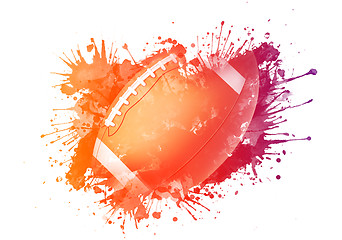 Image showing American Football Ball