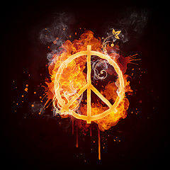 Image showing Fire Swirl Pacifism