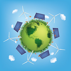 Image showing Green Planet