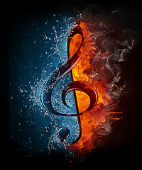 Image showing Treble Clef