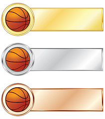 Image showing Basketball medals