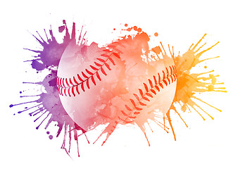 Image showing Baseball ball