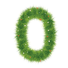Image showing Grass Alphabet A-Z