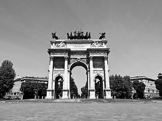 Image showing Arco della Pace, Milan