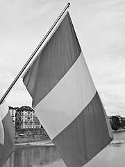 Image showing Flags, Turin, Italy