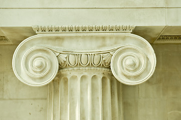 Image showing Corinthian antique column