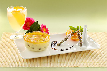 Image showing Baked Rice Custard