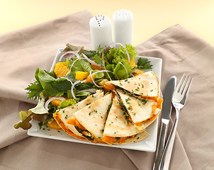 Image showing Pumpkin Quesadilla 