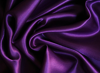 Image showing Smooth elegant lilac silk can use as background 