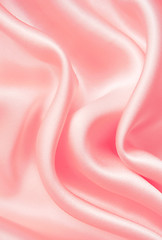 Image showing Smooth elegant pink silk 