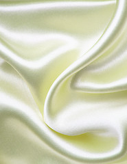 Image showing Smooth elegant golden silk 