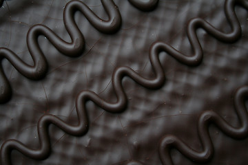 Image showing Dark chocolate can use as background