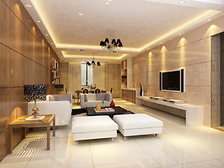 Image showing rendering living room