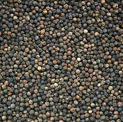 Image showing Black pepper as background