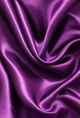 Image showing Smooth elegant lilac silk can use as background 