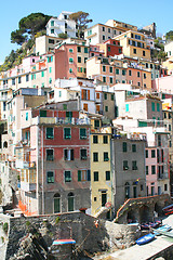 Image showing Italy. Cinque Terre. Riomaggiore village 