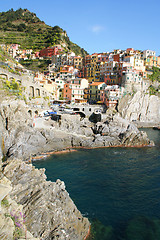 Image showing Italy. Cinque Terre region. Manarola village 