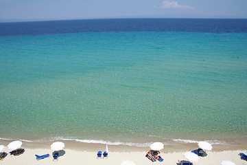 Image showing Greece. Halkidiki. Beach 