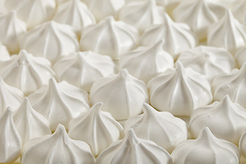 Image showing meringue cookies background