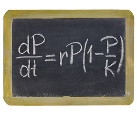 Image showing population growth equation