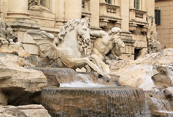 Image showing Rome - Trevi fountain