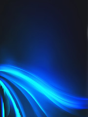 Image showing Abstract blue design with copyspace. EPS 8